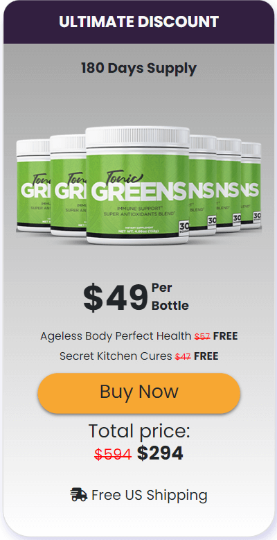 tonic greens 6 bottles price